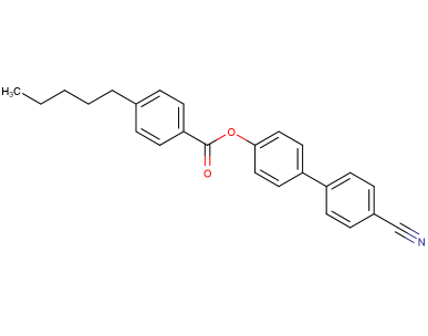 4'-戊基苯甲酸 4-氰基联苯酯;59443-80-0;外观:白色固体，可提供大数量，按需分装！