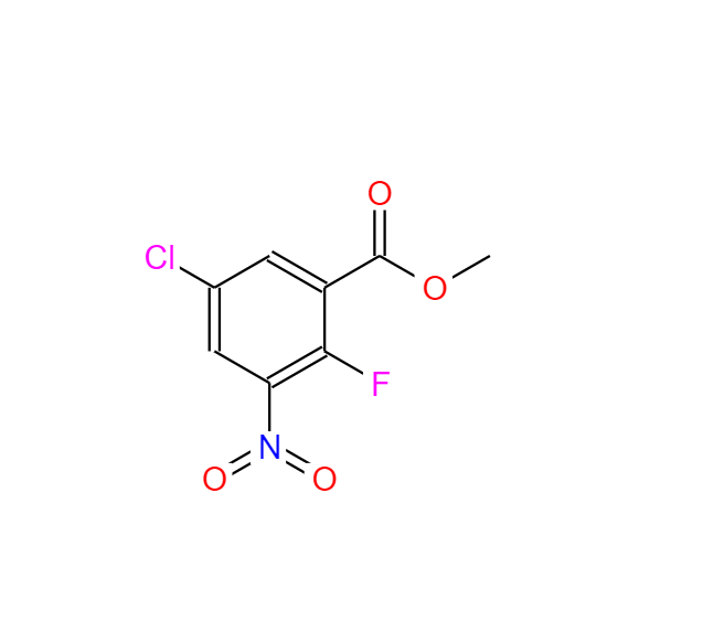 甲基 5-氯-2-氟-3-硝基苯酸盐