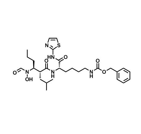 866924-39-2  ((S)-5-((2R,3S)-3-(N-羟基甲酰胺基)-2-异丁基六氨基)-2-氧代-6-(噻唑-2-基氨基)己基)氨基甲酸苄酯