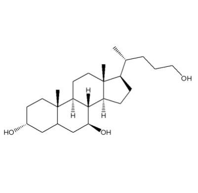 (3a,5β,7B)-cholane-3,7,24-triol