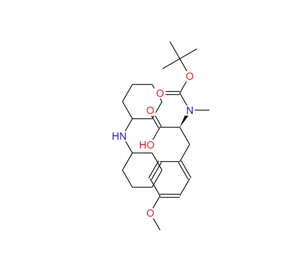 N-[叔丁氧羰基]-N-甲基-O-甲基-L-酪氨酸二环己基铵盐