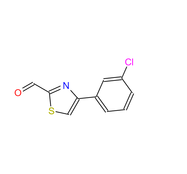 4-(3-氯苯基)-2噻唑甲醛