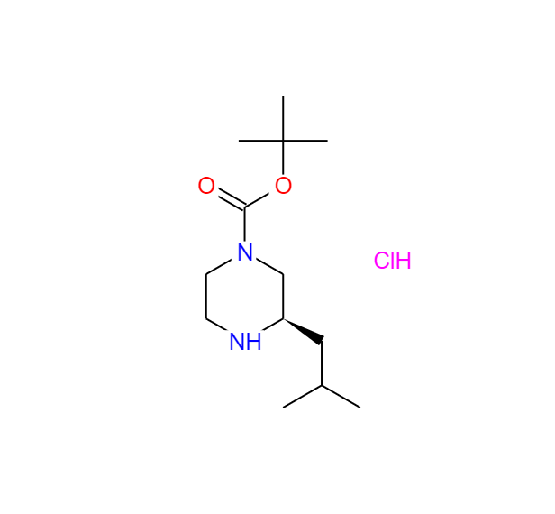(R)-3-异丁基哌嗪-1-甲酸叔丁酯盐酸盐