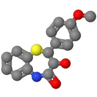 (2S-cis)-(+)-2,3-二氢-3-羟基-2-(4-甲氧苯基)-1,5-苯并硫氮杂卓-4(5H)-酮；42399-49-5