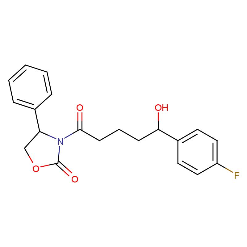 189028-95-3 (4S)-3-[(5S)-5-(4-氟苯基)-5-羟基戊酰基]-4-苯基-1,3-氧氮杂环戊烷-2-酮 结构式图片