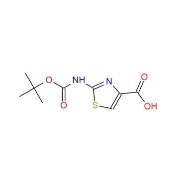 2-BOC-氨基噻唑-4-羧酸 83673-98-7