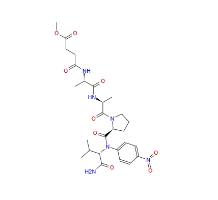 N-甲氧基琥珀酰-Ala-Ala-Pro-Val 对硝基苯胺 70967-90-7