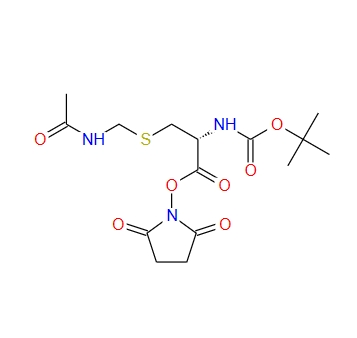 (R)-[1-[[[(乙酰氨基)甲基]硫代]甲基]-2-[(2,5-二氧代-1-吡咯烷基)氧基]-2-氧代乙基]-氨基甲酸叔丁酯 19746-38-4