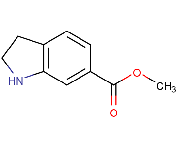 吲哚啉-6-羧酸甲酯；341988-36-1；外观:类白色固体，可提供大数量，按需分装！