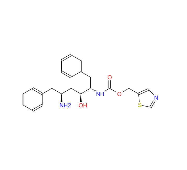 (2S,3S,5S)-5-氨基-2-(N-((5-噻唑基)-甲氧羰基)氨基)-1,6-二苯基-3-羟基己烷