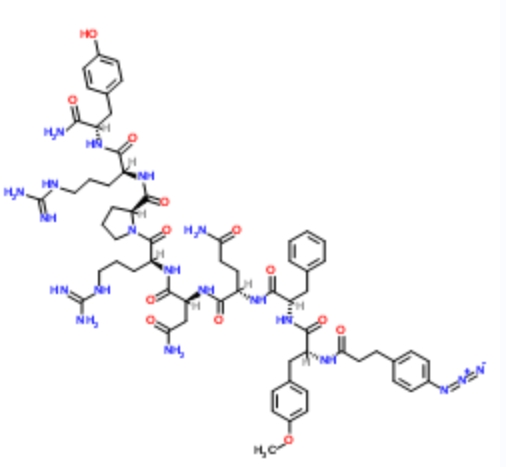 (3-(4-Azidophenyl)propionyl1,D-Tyr(Me)2,Arg6,Arg8,Tyr-NH29)-Vasopressin 157702-46-0