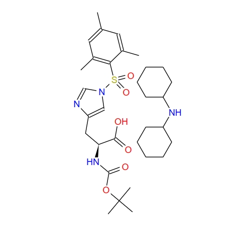 叔丁氧羰基-(间三甲基苯磺酰基)组氨酸二环己基胺盐 105931-56-4