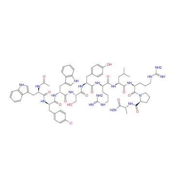 Acetyl-(D-Trp1,4-chloro-D-Phe2,D-Trp3,D-Arg6,D-Ala10)-LHRH 86044-76-0