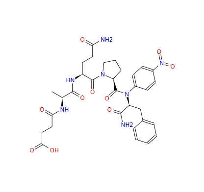 Suc-Ala-Gln-Pro-Phe-pNA 128822-33-3