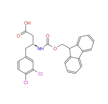 (S)-3-((((9H-芴-9-基)甲氧基)羰基)氨基)-4-(3,4-二氯苯基)丁酸 270063-52-0