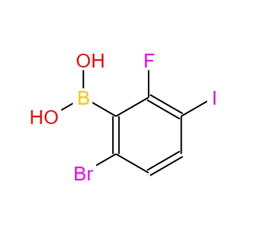 6-溴-2-氟-3-碘苯硼酸 1072951-90-6