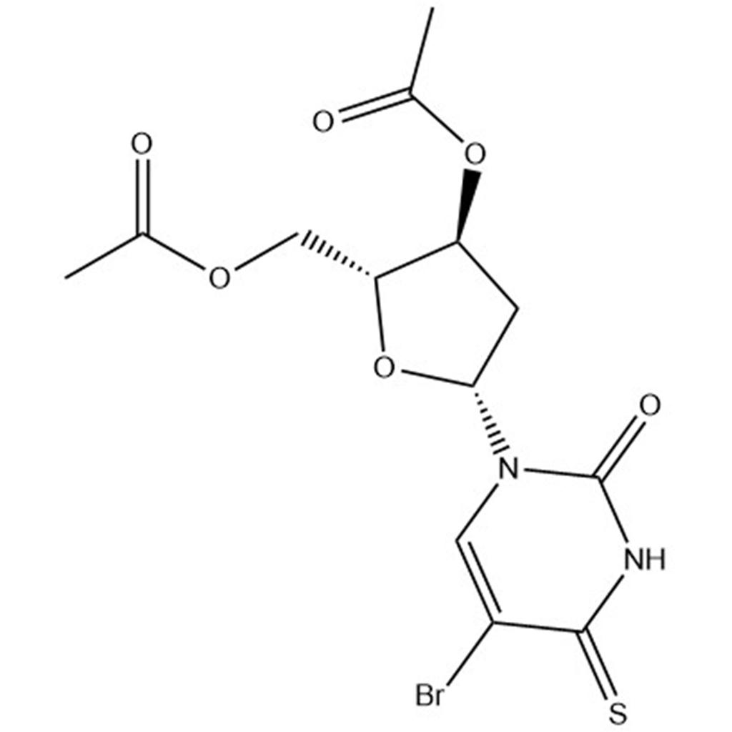  Uridine,2'-deoxy-5-Bromo-4-thio-,3'5'-diacetate