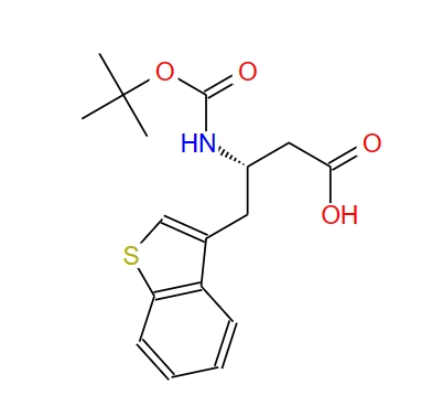 (S)-4-(苯并[b]噻吩-3-基)-3-((叔丁氧羰基)氨基)丁酸 270063-45-1