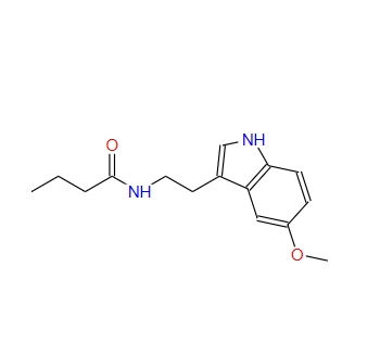 N-<2-(5-methoxy-1H-indol-3-yl)ethyl>butanamide 66012-83-7