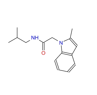 1-(i-butylaminocarbonylmethyl)-2-methyl-indole 163629-04-7