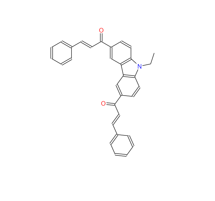 3,6-苯丙烯酰基-N-乙基咔唑