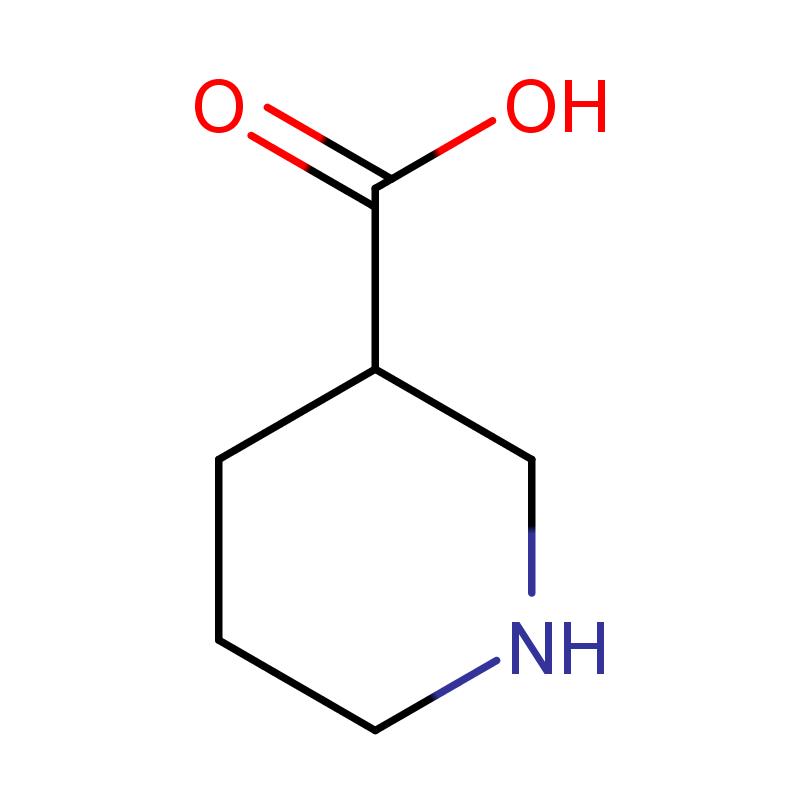 25137-00-2 (R)-(-)-哌啶-3-甲酸 结构式图片