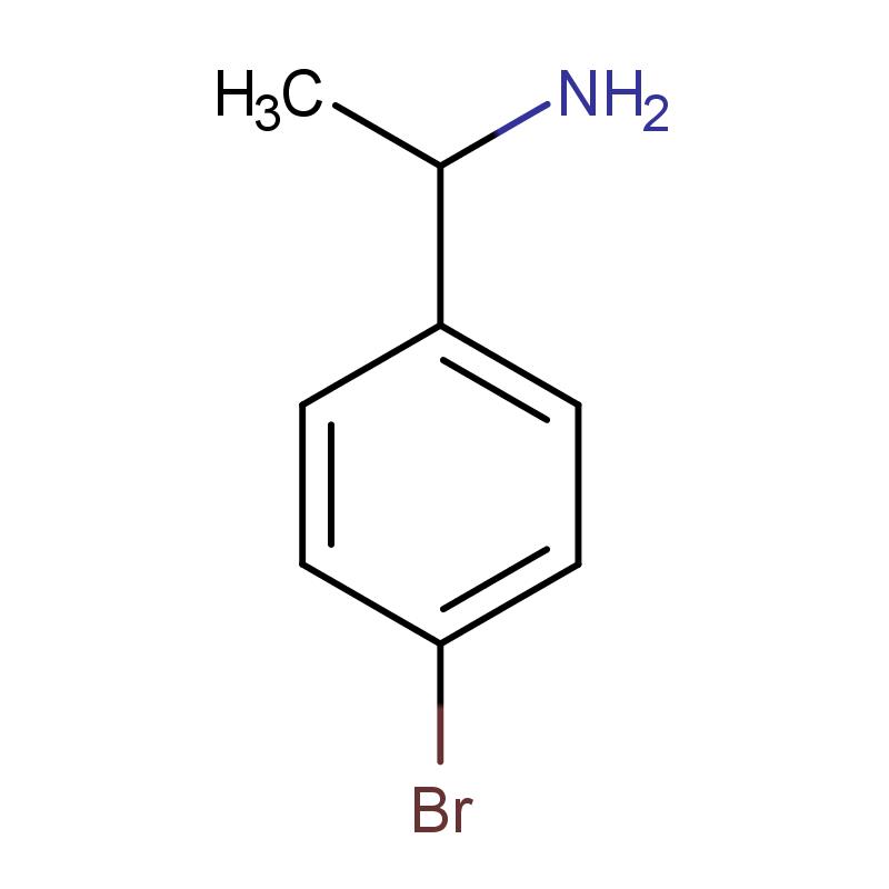 45791-36-4 (R)-(+)-1-(4-溴苯基)乙胺 结构式图片