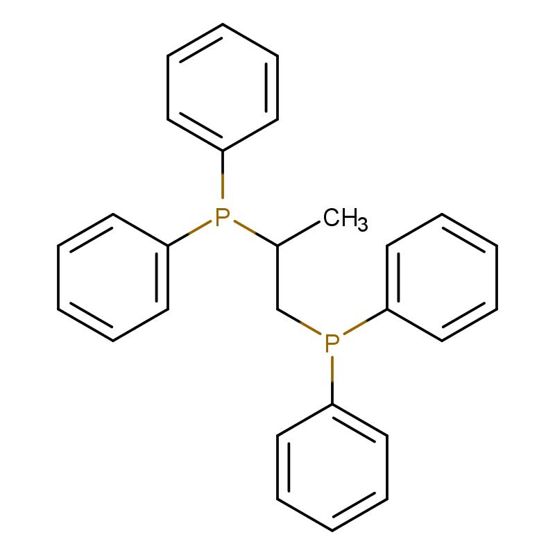 67884-32-6 (R)-(+)-1,1'-(二苯基膦基)丙烷 结构式图片