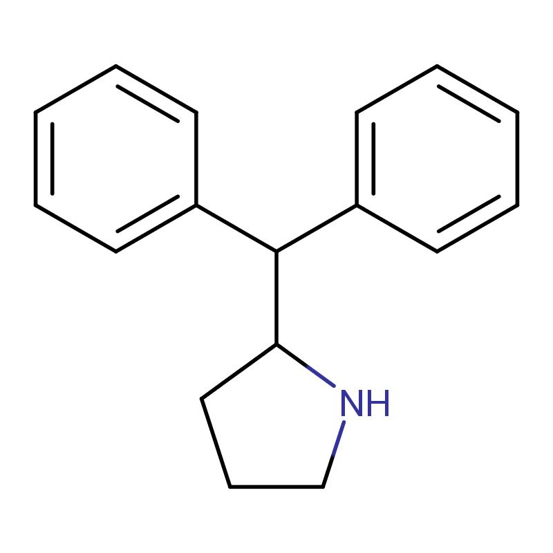 22348-31-8 (R)-(+)-2-(二苯甲基)吡咯烷 结构式图片