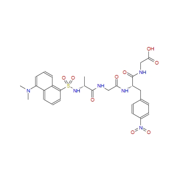 Dansyl-D-Ala-Gly-4-nitro-Phe-Gly-OH 83960-27-4