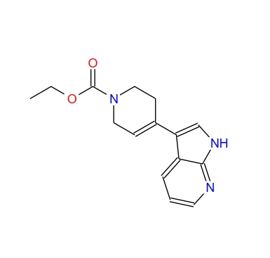 4-(1H-pyrrolo[2,3-b]pyridin-3-yl)-3,6-dihydro-2H-pyridine-1-carboxylic acid ethyl ester 612097-82-2