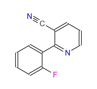 2-(2-fluorophenyl)nicotinonitrile 868944-69-8