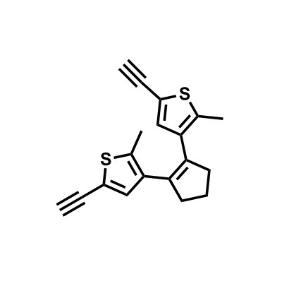 1,2-双(5-乙炔基-2-甲基噻吩-3-基)环戊-1-烯  1196083-55-2
