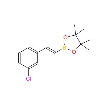 (E)-2-(3-氯苯乙烯基)-4,4,5,5-四甲基-1,3,2-二氧硼杂环戊烷 871125-84-7