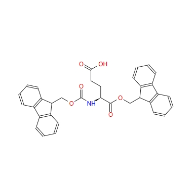 (S)-5-((9H-芴-9-基)甲氧基)-4-((((9H-芴-9-基)甲氧基)羰基)氨基)-5-氧代戊酸 200616-18-8