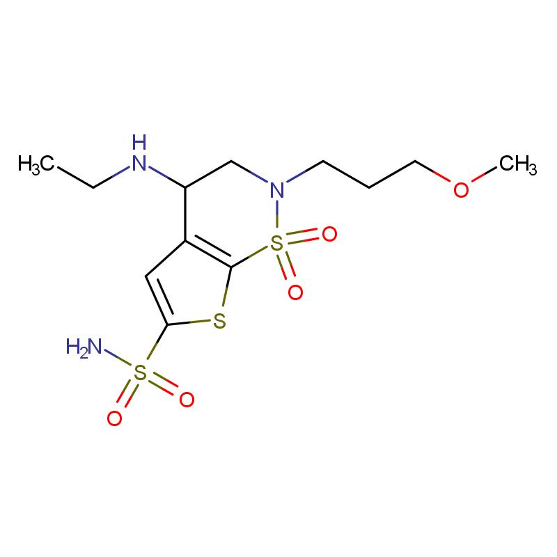 138890-62-7 布林佐胺 结构式图片
