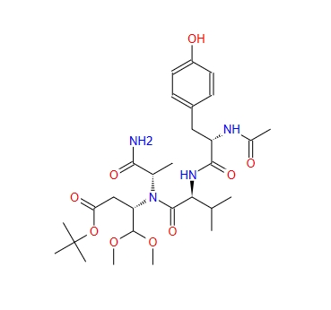 Ac-Tyr-Val-Ala-Asp(OtBu)-aldehyde-dimethyl acetal 147395-39-9