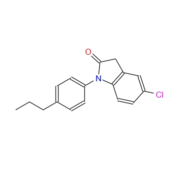 5-chloro-1-(4-propyl-phenyl)-1,3-dihydro-indol-2-one 913382-58-8