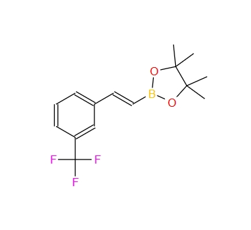 反式-2-（3-三氟甲基苯基）乙烯基硼酸频那醇酯 1073354-88-7