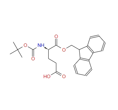 (R)-5-((9H-芴-9-基)甲氧基)-4-((叔丁氧基羰基)氨基)-5-氧代戊酸 214630-10-1
