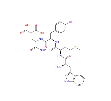 H-D-Trp-D-Met-p-chloro-D-Phe-Gla-NH2 178396-45-7