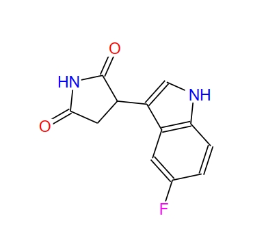 3-(5-氟-1H-吲哚-3-基)-2,5-吡咯烷二酮 198474-05-4