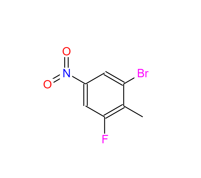 1-溴-3-氟-2-甲基-5-硝基苯