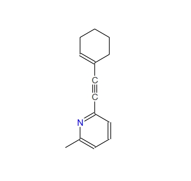 2-(1-Cyclohexen-1-ylethynyl)-6-methylpyridine 329202-87-1