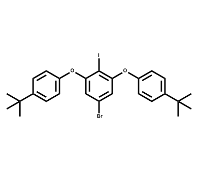 4,4'-((5-bromo-2-iodo-1,3-phenylene)bis(oxy))bis(tert-butylbenzene)