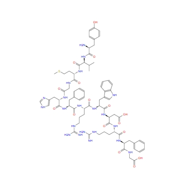 γ-2-MSH (41-58);YVMGHFRWDRFG 72711-43-4