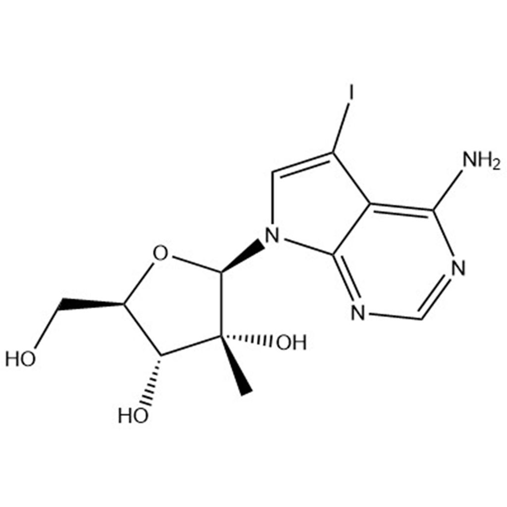 5-Iodo-7-(2-C-methyl-beta-D-ribofuranosyl)-7H-pyrrolo[2,3-d]pyrimidin-4-amine