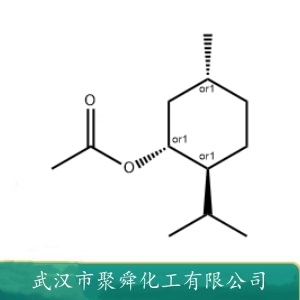 乙酸薄荷酯 89-48-5 可调制成东方型 柑橘型香精