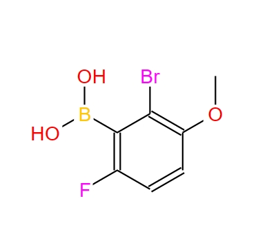2-溴-6-氟-3-甲氧基苯硼酸 957062-89-4