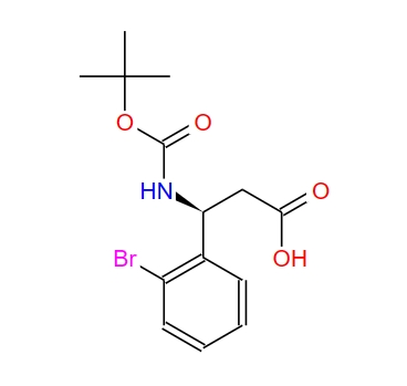 Boc-(S)-3-氨基-3-(2-溴苯基)-丙酸 500770-75-2